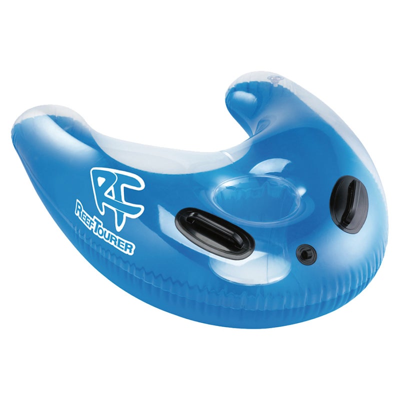 Reef Tourer Inflatable Snorkeling Float, Blue - Image 1